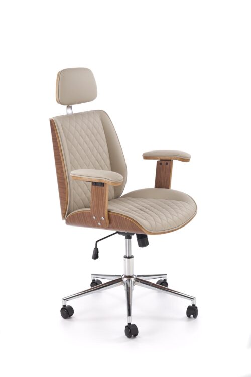 TIMBER kėdė, riešutmedis/smėlinė