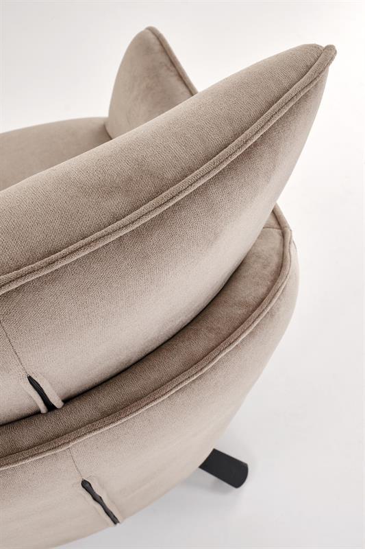 SCAMPI poilsio krėslas, kapučino - Paveikslėlis 9