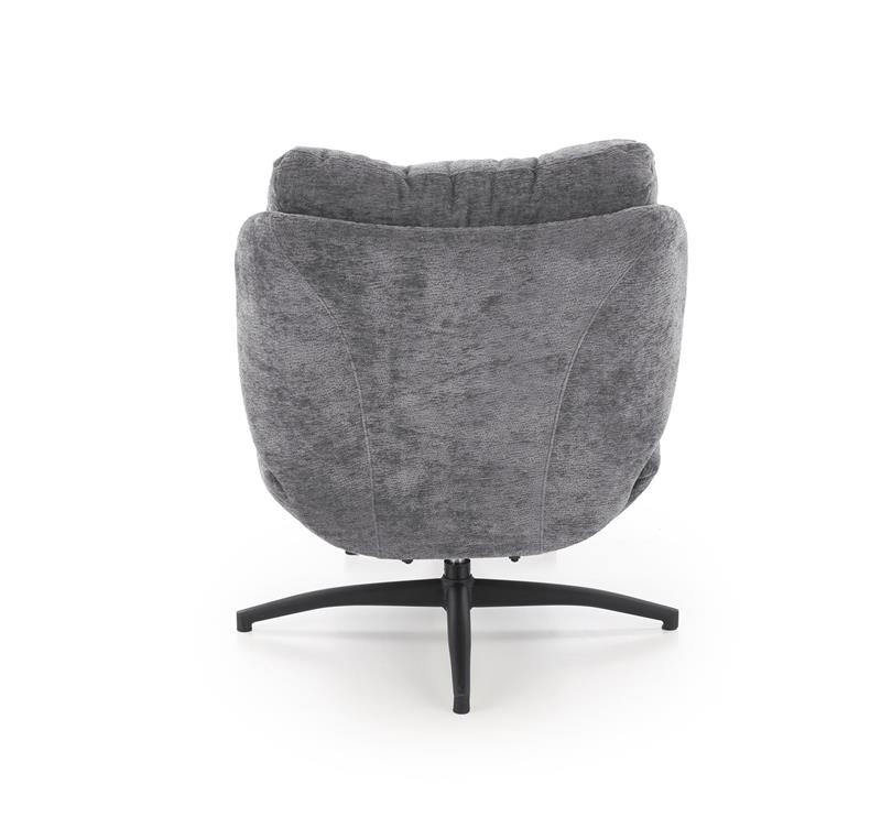 PESTO fotelis su pufu / supamąja funkcija, spalva: pilka — изображение 4