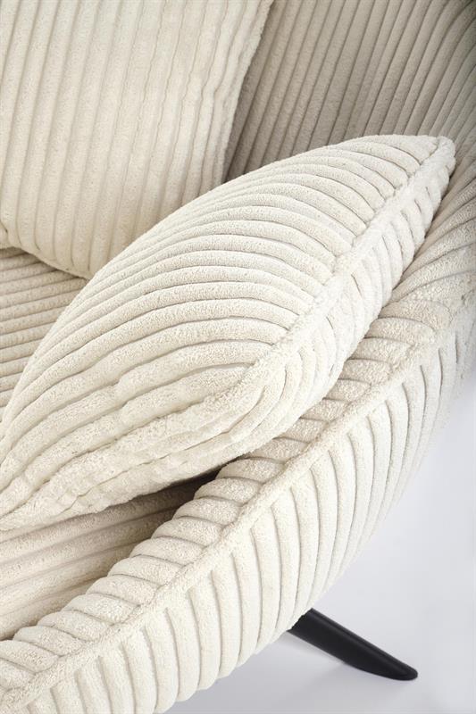 MERRY 2 laisvalaikio kėdė su pasukama funkcija, kreminė — изображение 11