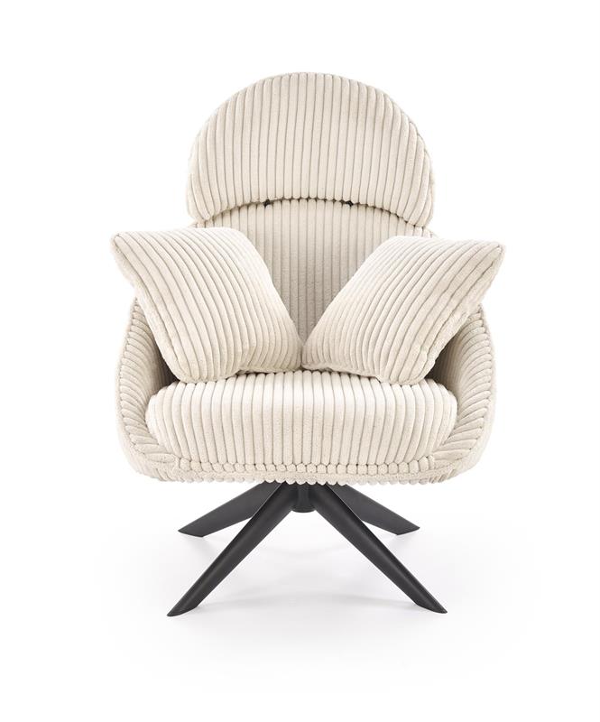 MERRY 2 laisvalaikio kėdė su pasukama funkcija, kreminė — изображение 12