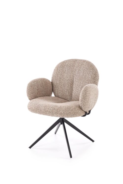 K568 kėdė, tamsiai smėlio spalvos