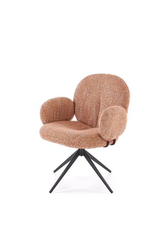 K568 kėdė, cinamono spalvos - Paveikslėlis 9