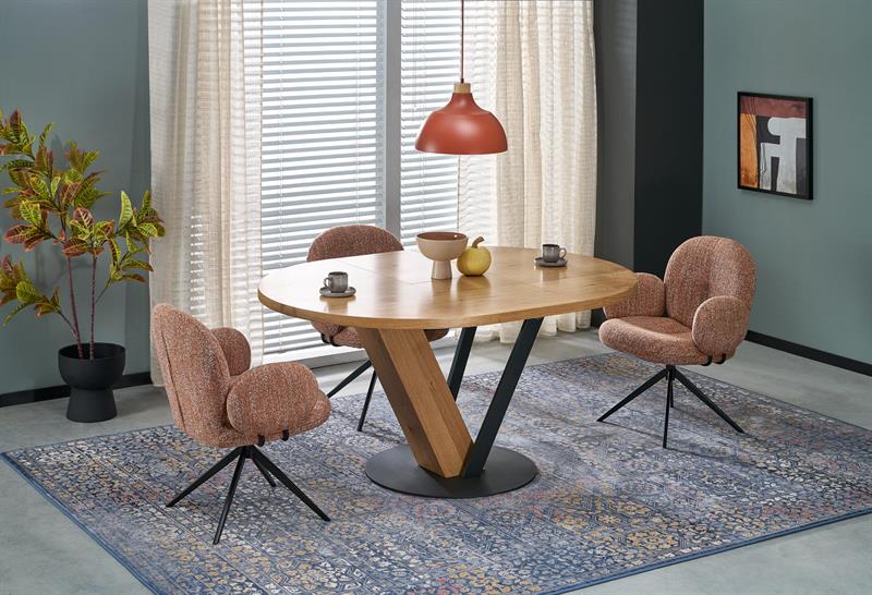 K568 kėdė, cinamono spalvos - Paveikslėlis 13