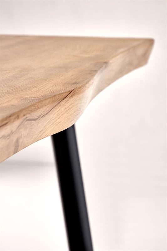 DICKY komplektas, stalas + 4 kėdės, spalva: natūrali / juoda / pilka — изображение 10