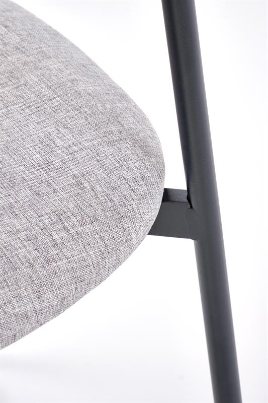 DICKY komplektas, stalas + 4 kėdės, spalva: natūrali / juoda / pilka — изображение 19