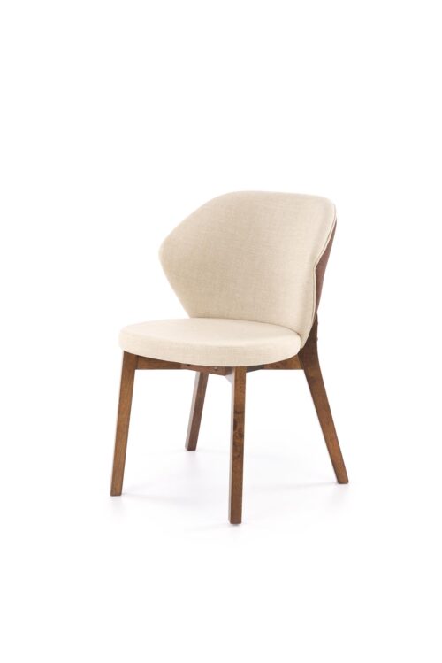 K583 kėdė, riešutmedžio / ruda / smėlio spalvos