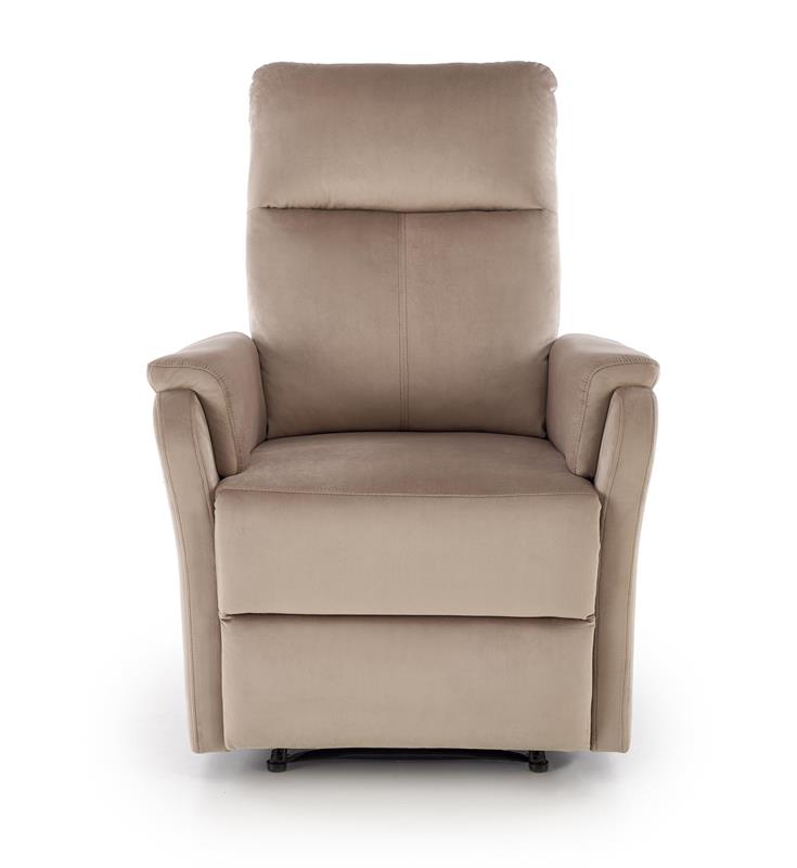 CROCUS elektrinis atlošiamas krėslas, smėlio spalvos - Paveikslėlis 3