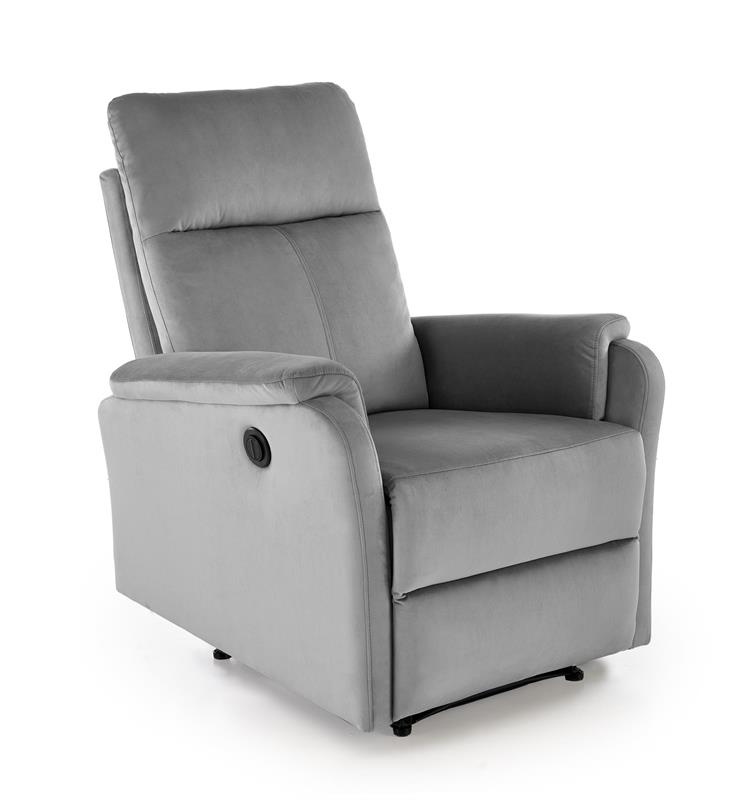 CROCUS elektrinis atlošiamas krėslas, pilkas - Paveikslėlis 8