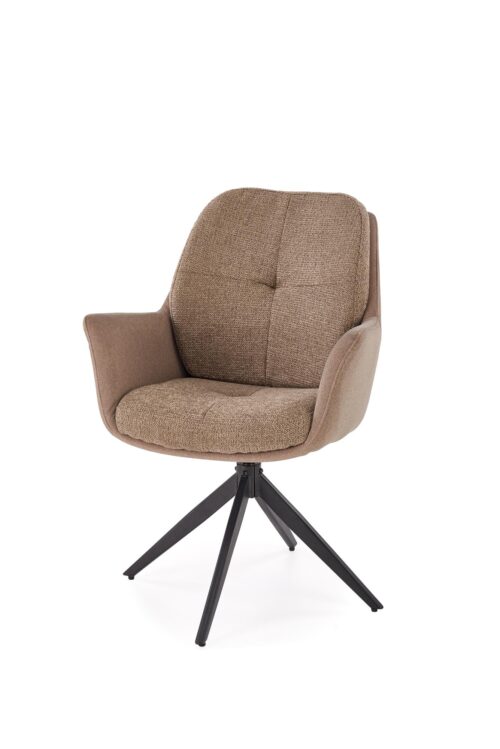 K591 pasukama kėdė, ruda