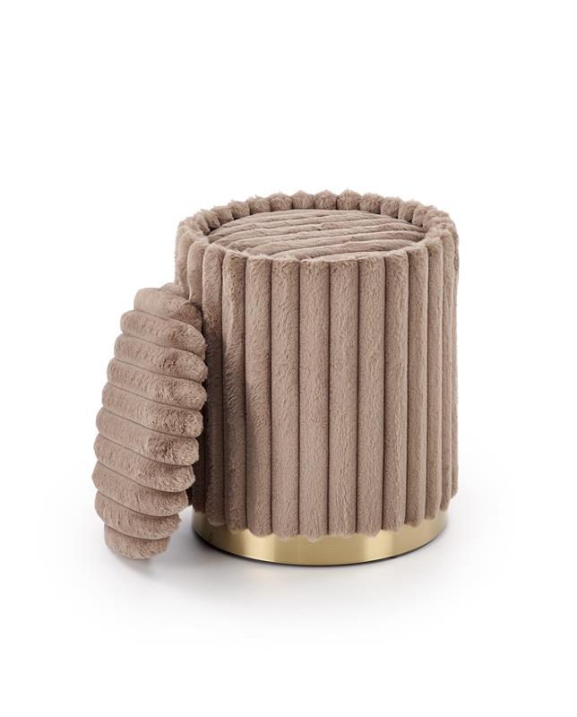 FIDO dviejų taburečių komplektas: spalva: kapučino / auksinė — изображение 6