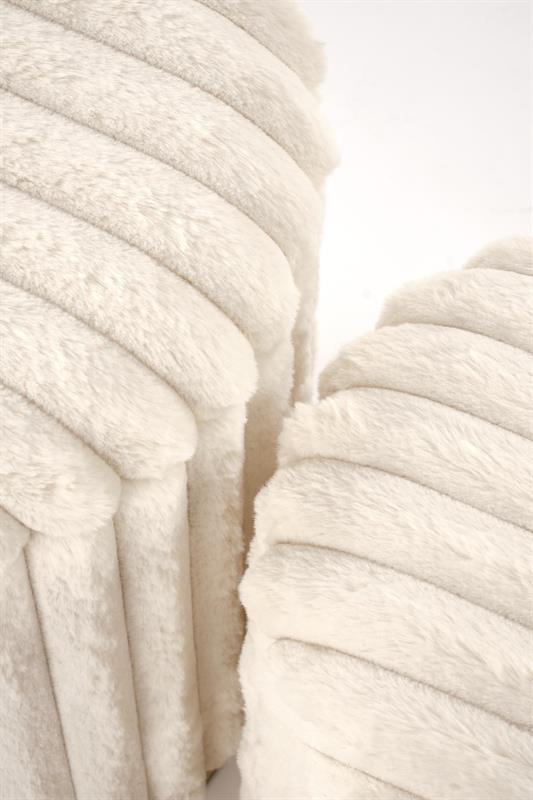 FIDO dviejų taburečių komplektas: spalva: kreminė / auksinė — изображение 4