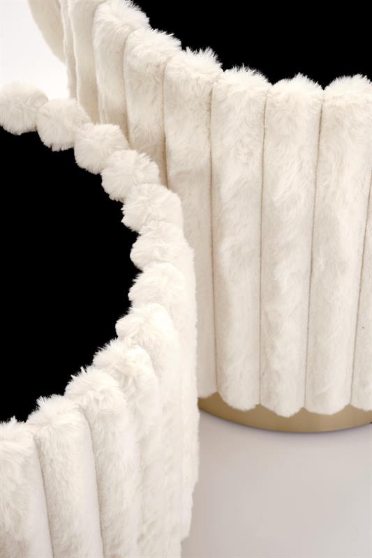 FIDO dviejų taburečių komplektas: spalva: kreminė / auksinė — изображение 5