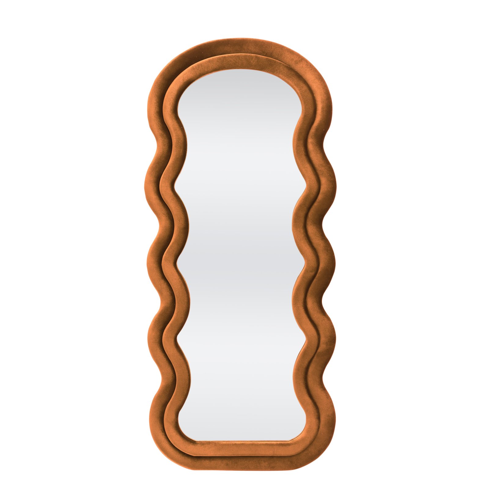 CONFETTO pastatomas arba sieninis veidrodis, cinamono spalvos