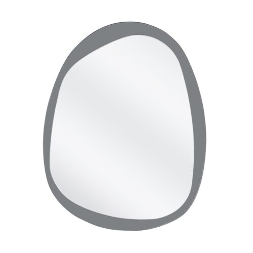 PLAZA sieninis veidrodis, sidabrinis