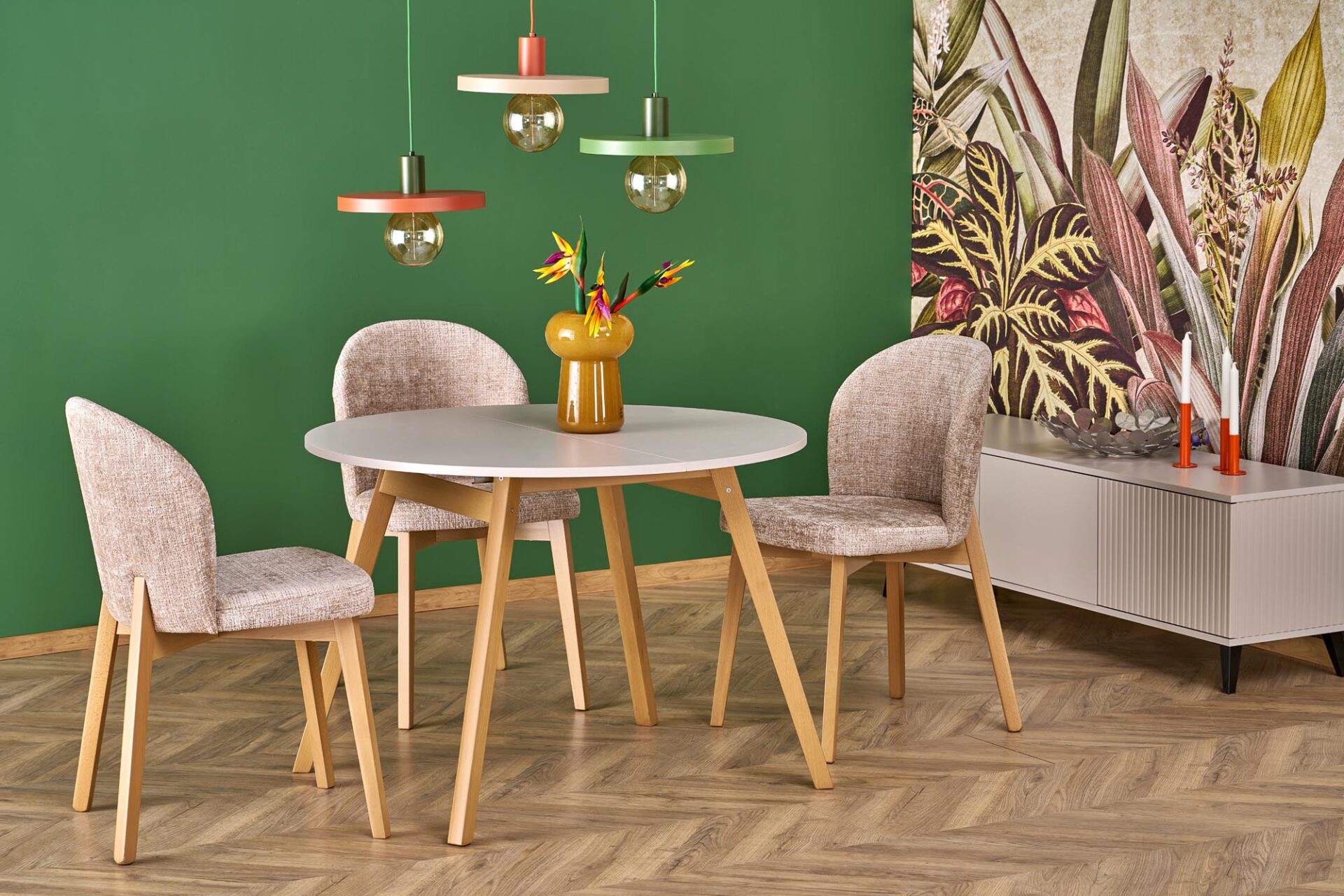 RUBEN prailginamasis stalas iš kašmyro