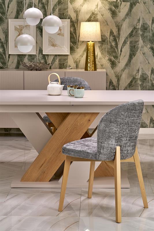 BASSO kėdė natūralaus ąžuolo / CREMONA 96 (pilka) — изображение 4