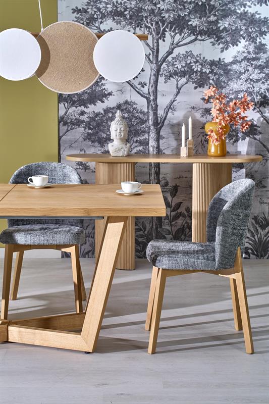 BASSO kėdė natūralaus ąžuolo / CREMONA 96 (pilka) — изображение 8