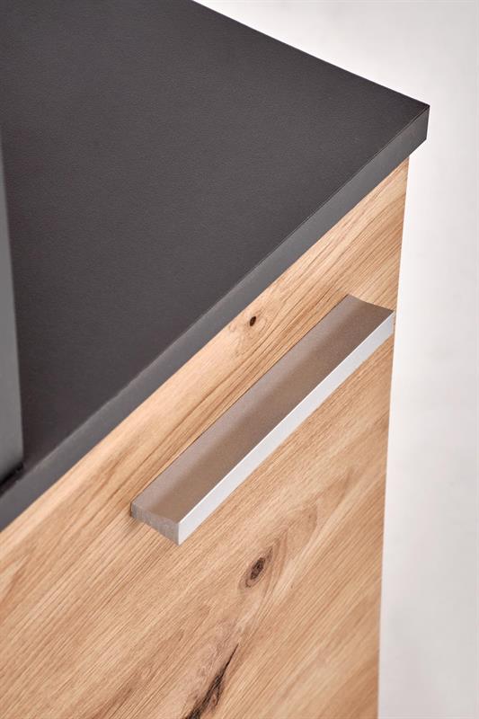 MISO rašomasis stalas, grafito spalvos / ąžuolo spalvos — изображение 4