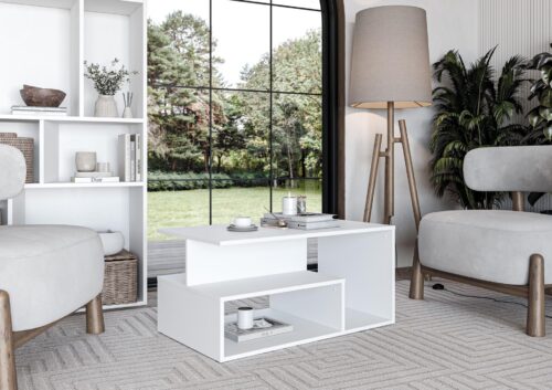 IVA staliukas, baltas