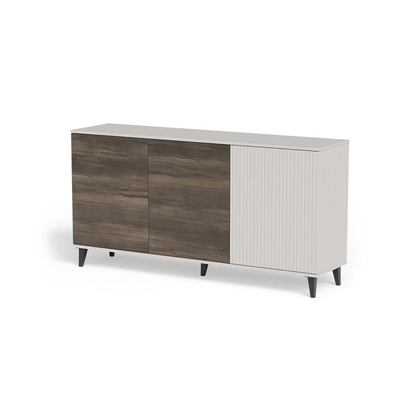 RANDOM 2 KM-1 komoda, spalva: kašmyras / riešutmedis / juoda — изображение 11