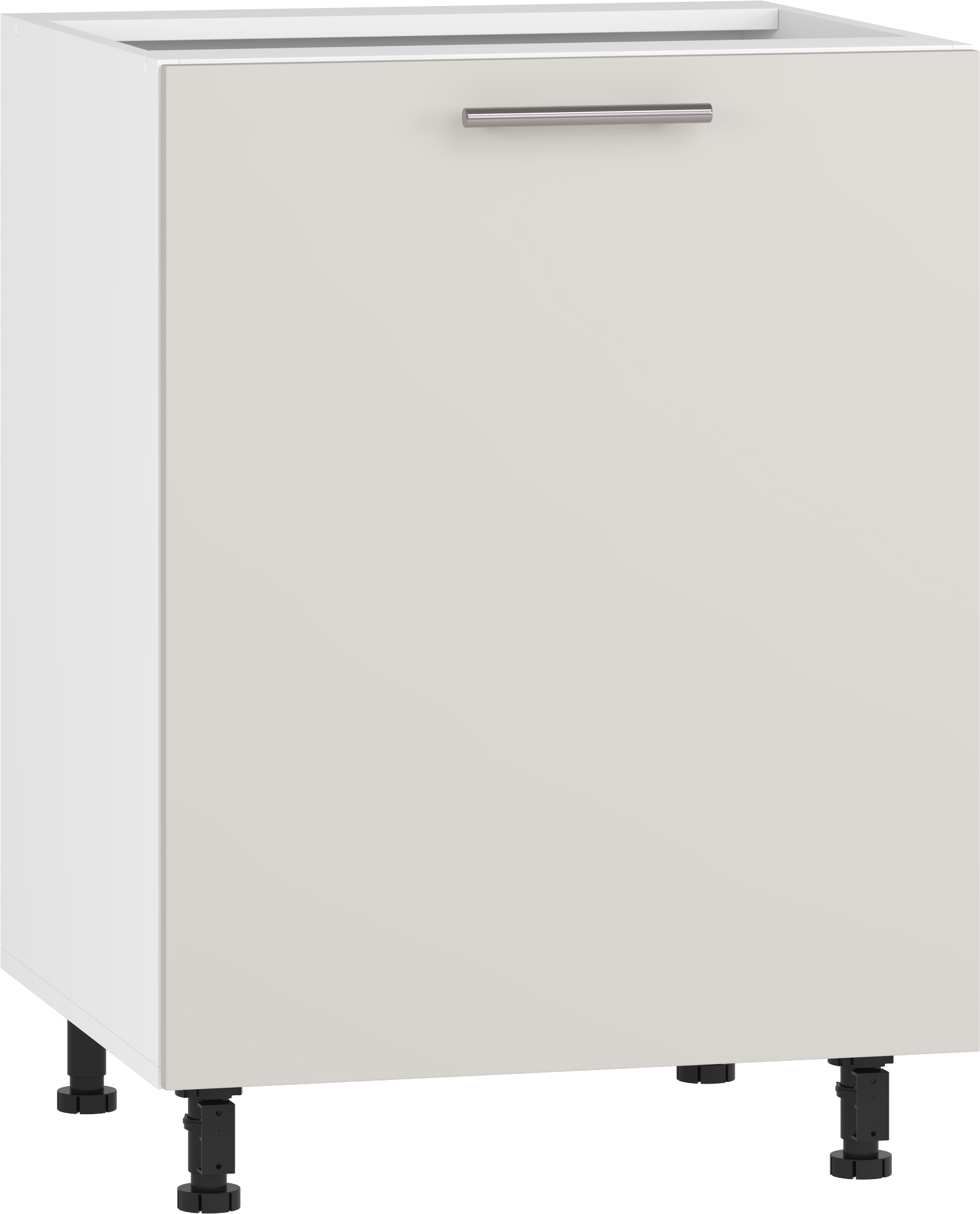 VENTO D-60/82 apatinė spintelė, spalva: balta / kašmyras