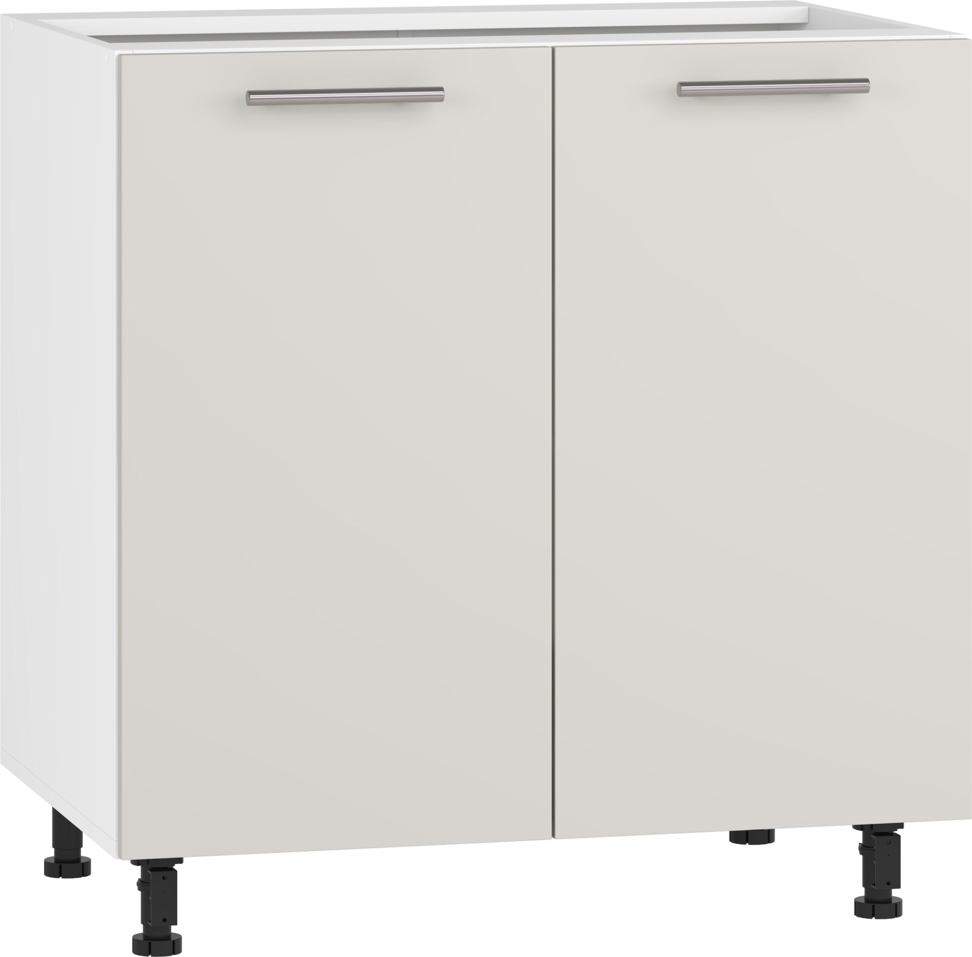 VENTO D-80/82 apatinė spintelė, spalva: balta / kašmyras