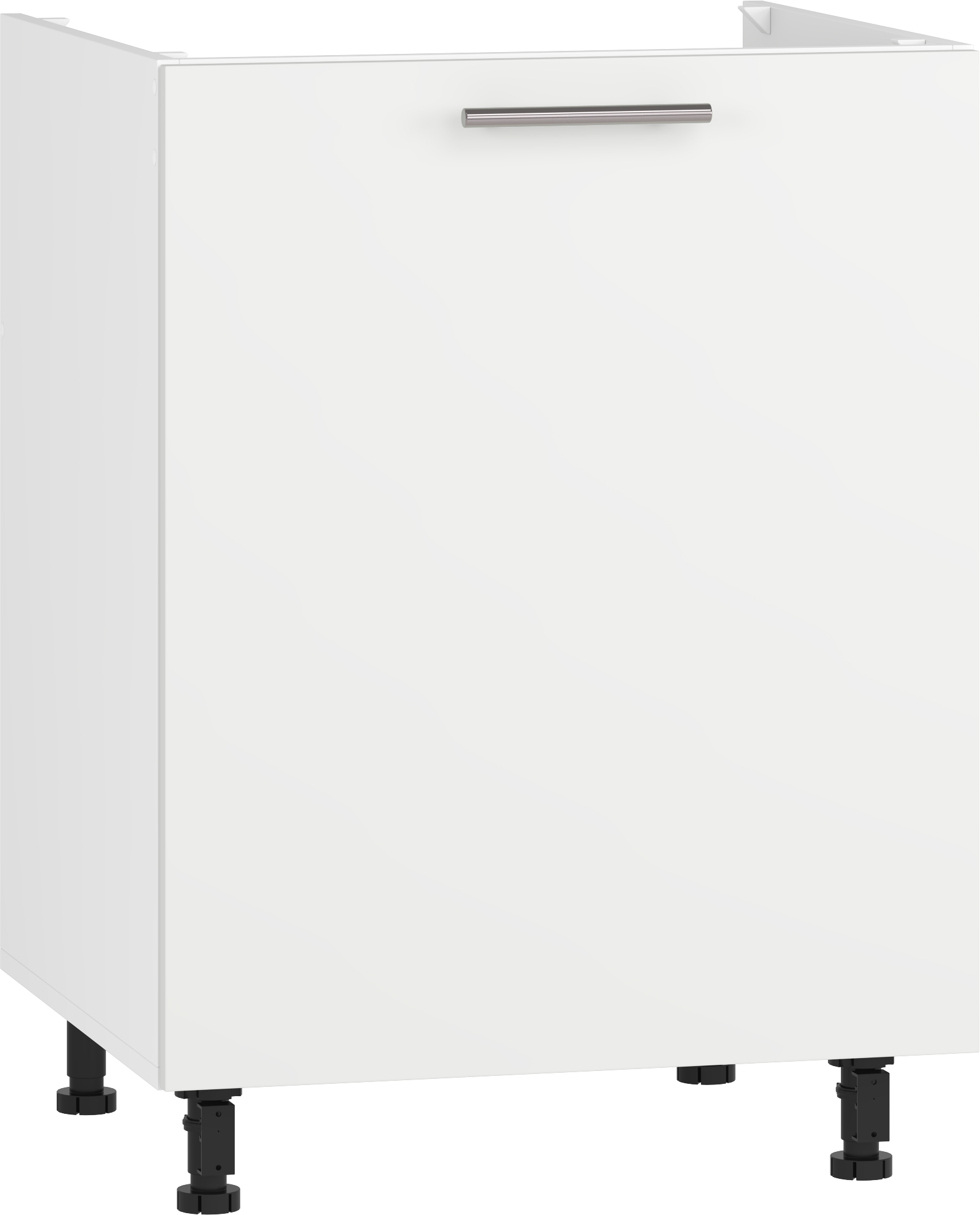 VENTO DK-60/82 kriauklės spintelė, spalva: balta / balta matinė