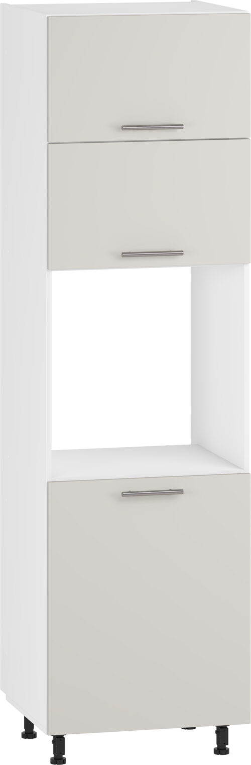 VENTO DP-60/214 aukšta krovininė spinta, spalva: balta / kašmyras