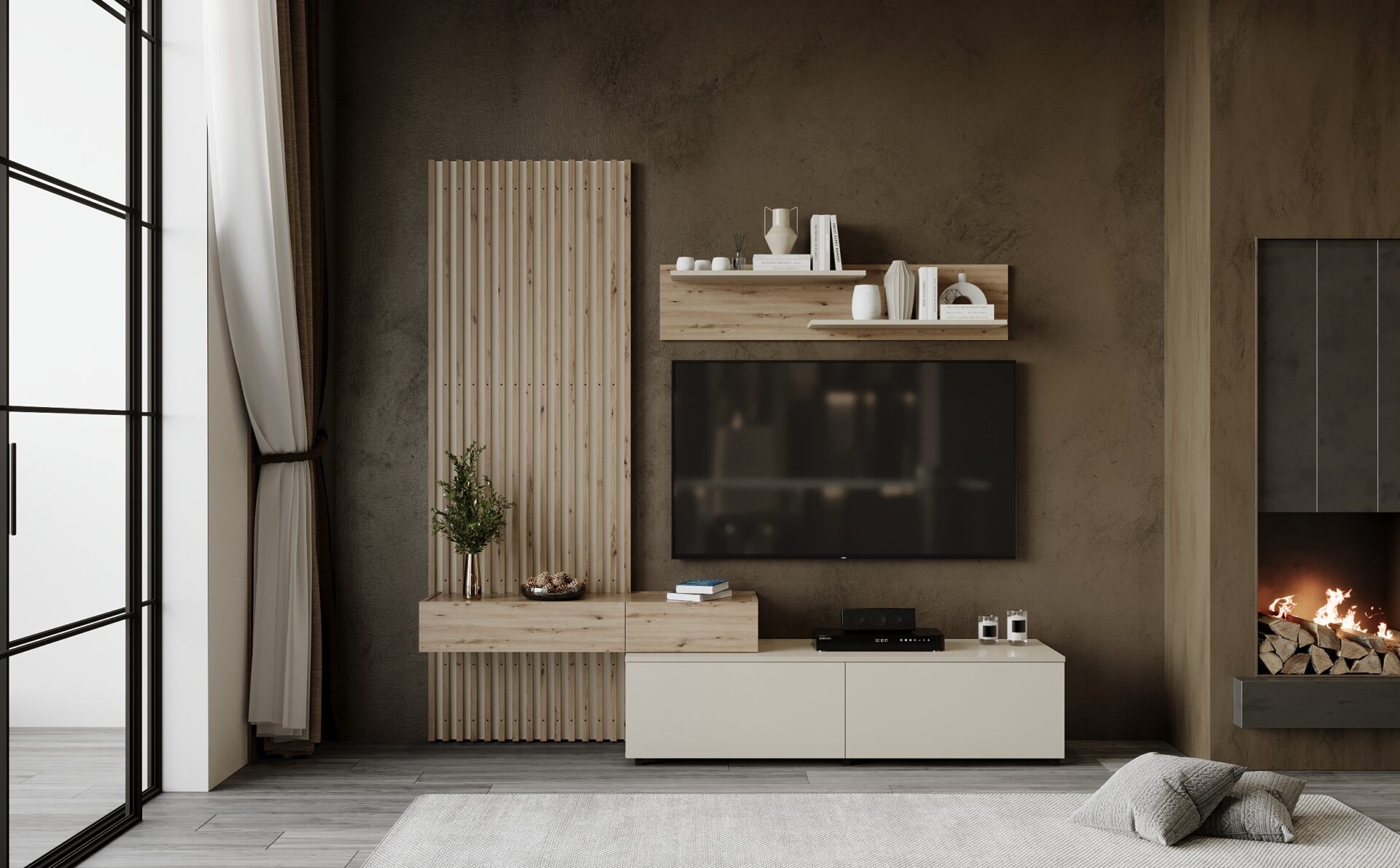 CAMINO komplekto spalva: ąžuolas / kašmyras