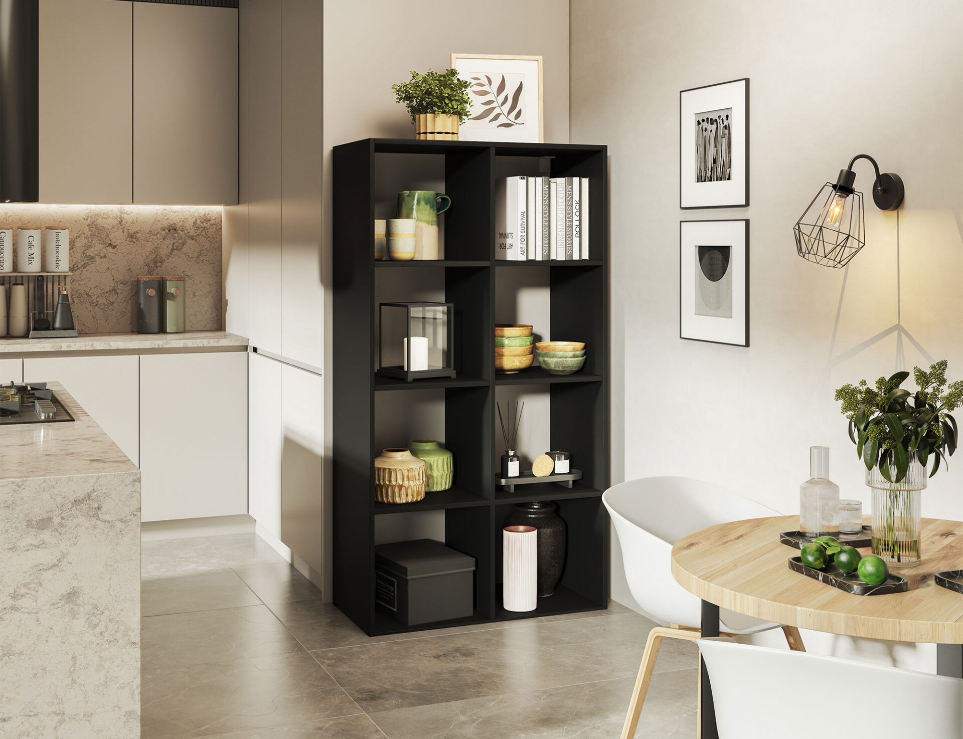 Postto juoda knygų lentyna — изображение 4