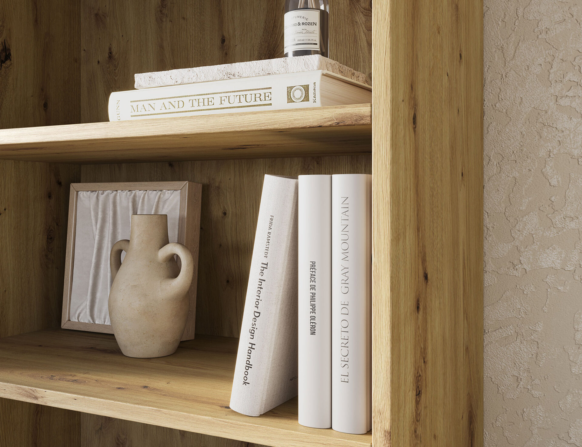 „Pockett Artisan Oak“ knygų spinta — изображение 5