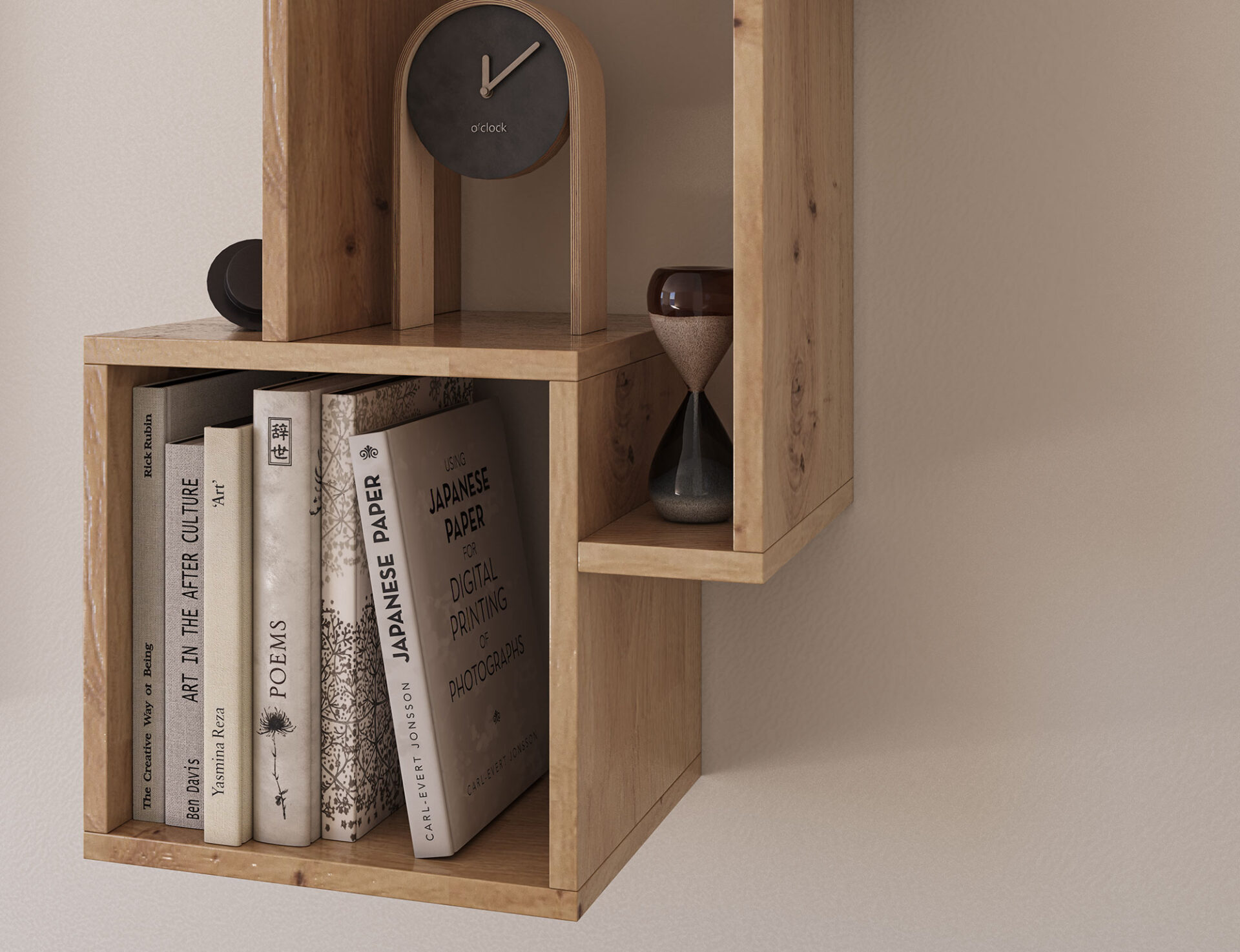 „Alitty 96 Artisan“ ąžuolinė lentyna - Paveikslėlis 5