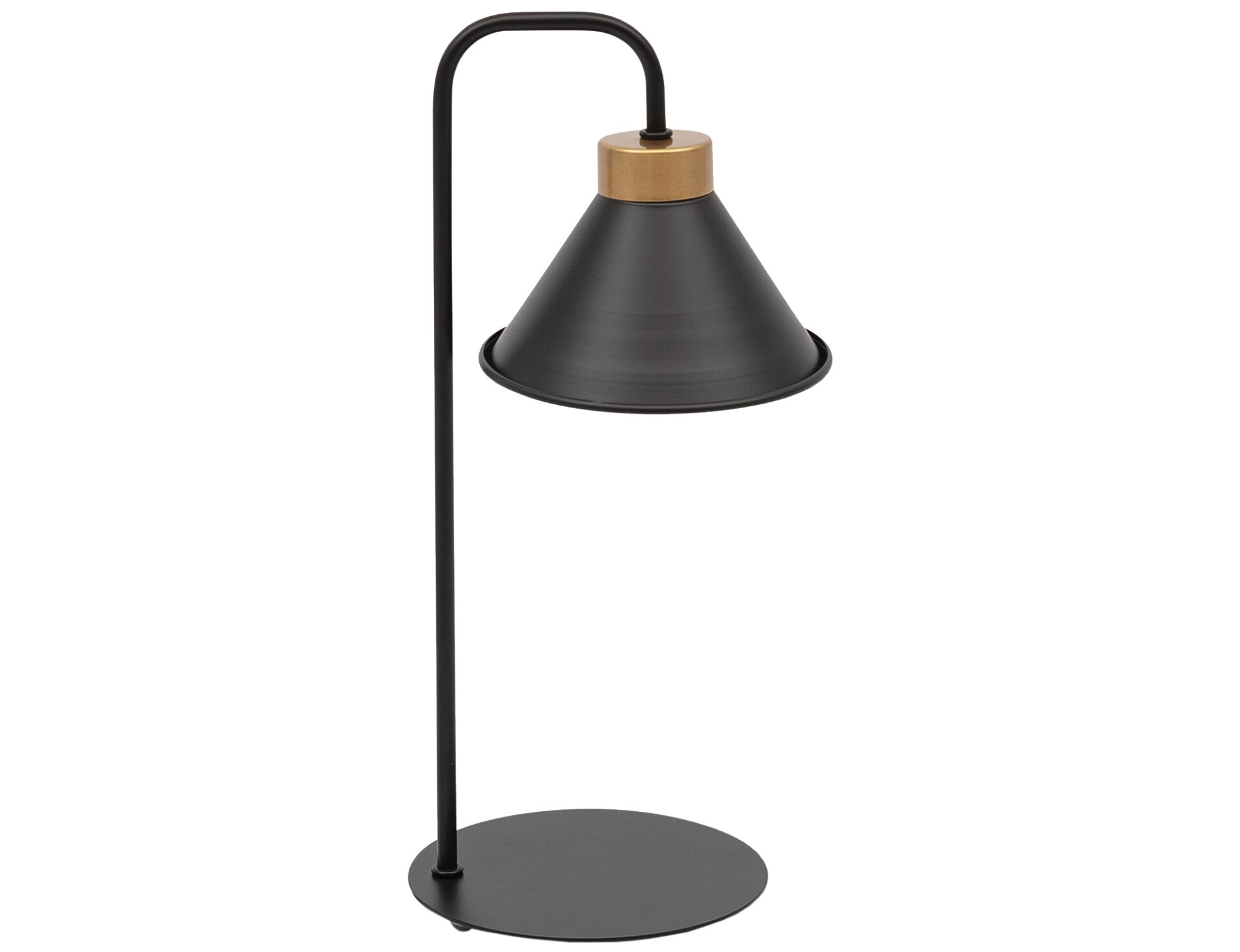 Detmer, 20x22x44cm naktinis staliukas 1 juodas/auksinis