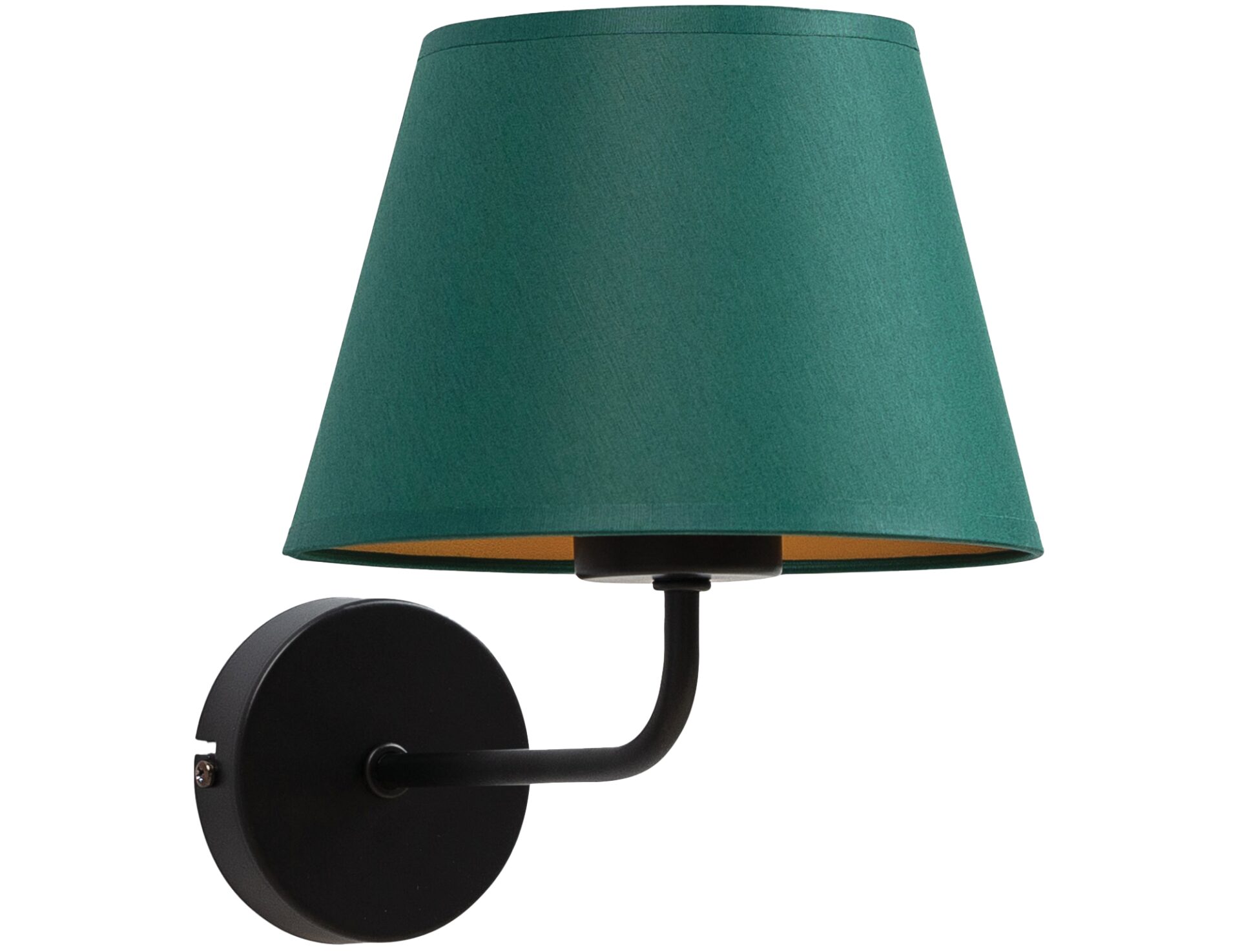 Vespillo, 20x20x23 cm sieninis šviestuvas 1A žalias/auksinis