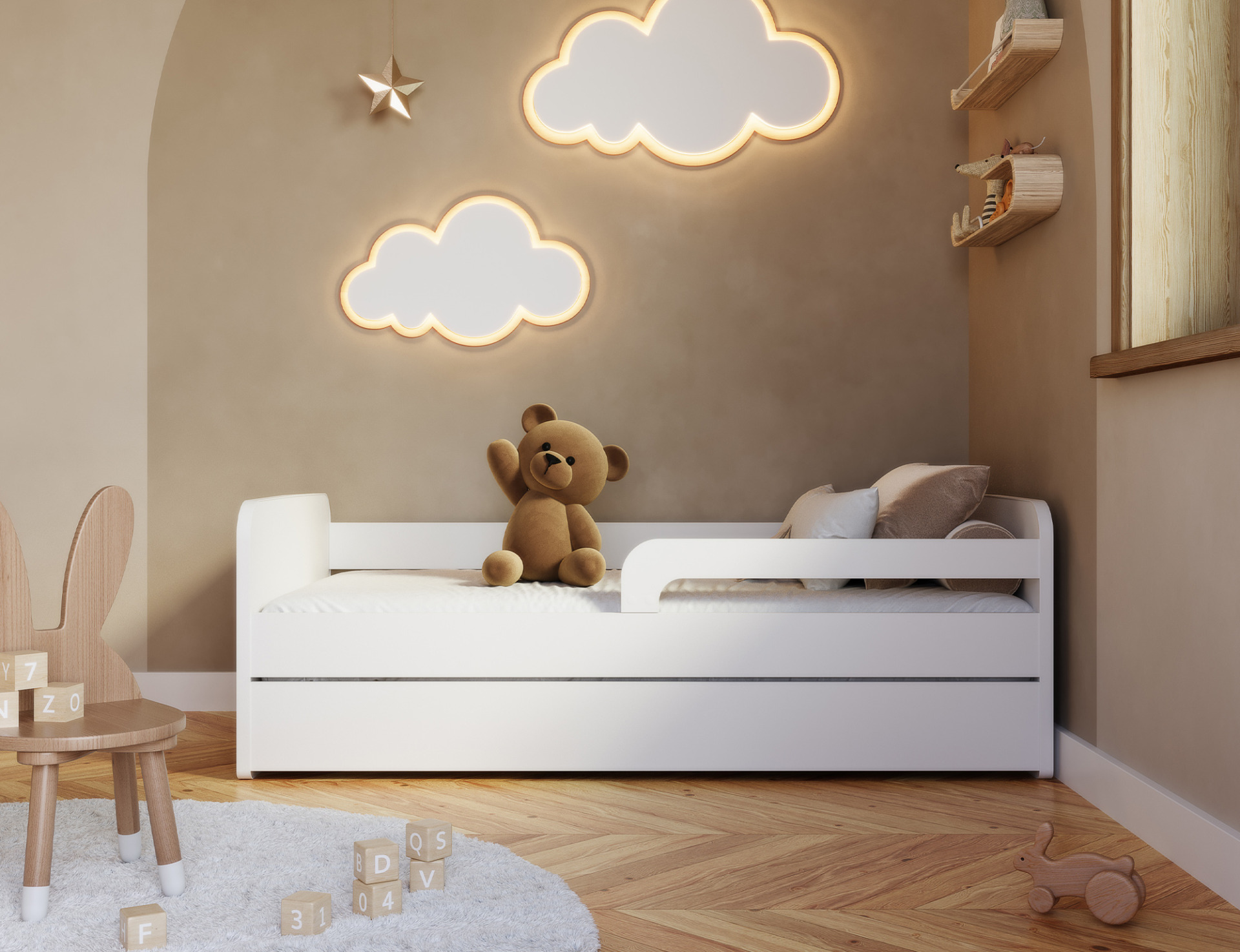 Duuli lova su čiužiniu 80x160 - Paveikslėlis 4