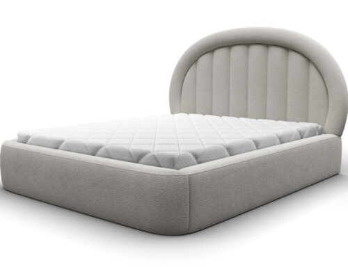 Lova su užtrauktuku + metalinis rėmas/dujos/konteineris 180×200