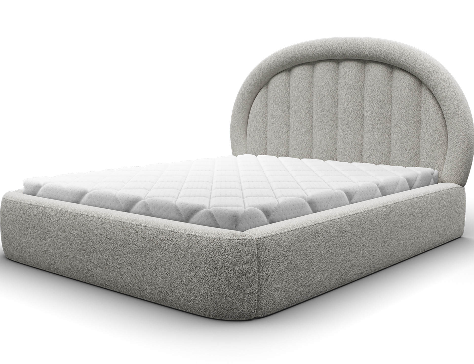 Lova su užtrauktuku + metalinis rėmas/dujos/konteineris 180x200