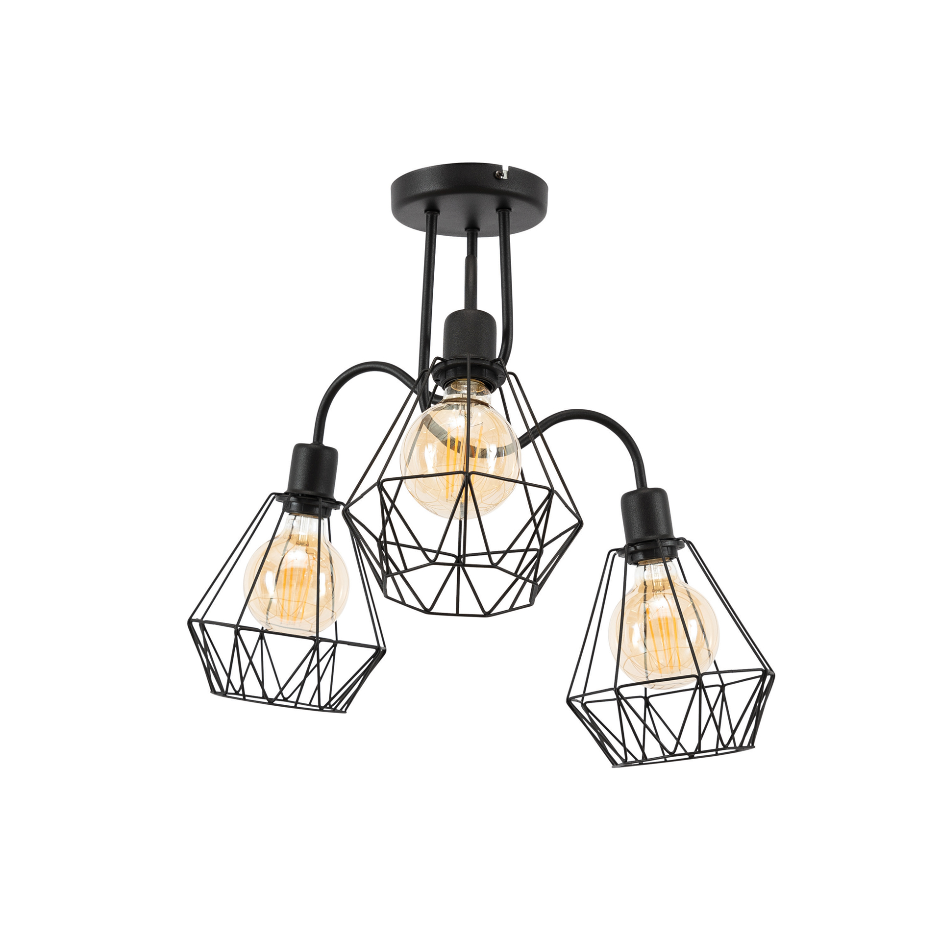 Bendinni, 51x51x50cm sietynas, 3 juodos spalvos