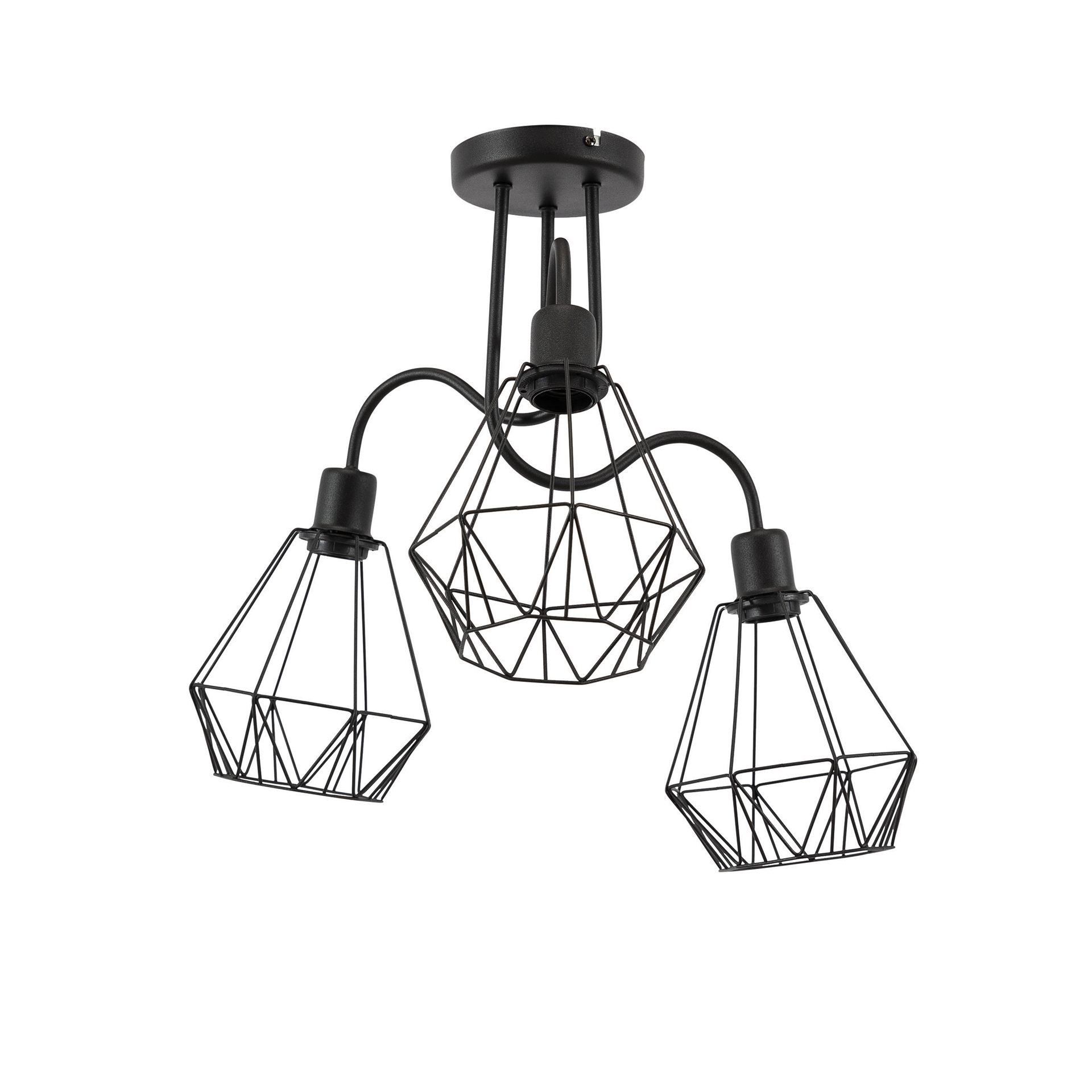 Bendinni, 51x51x50cm sietynas, 3 juodos spalvos - Paveikslėlis 3