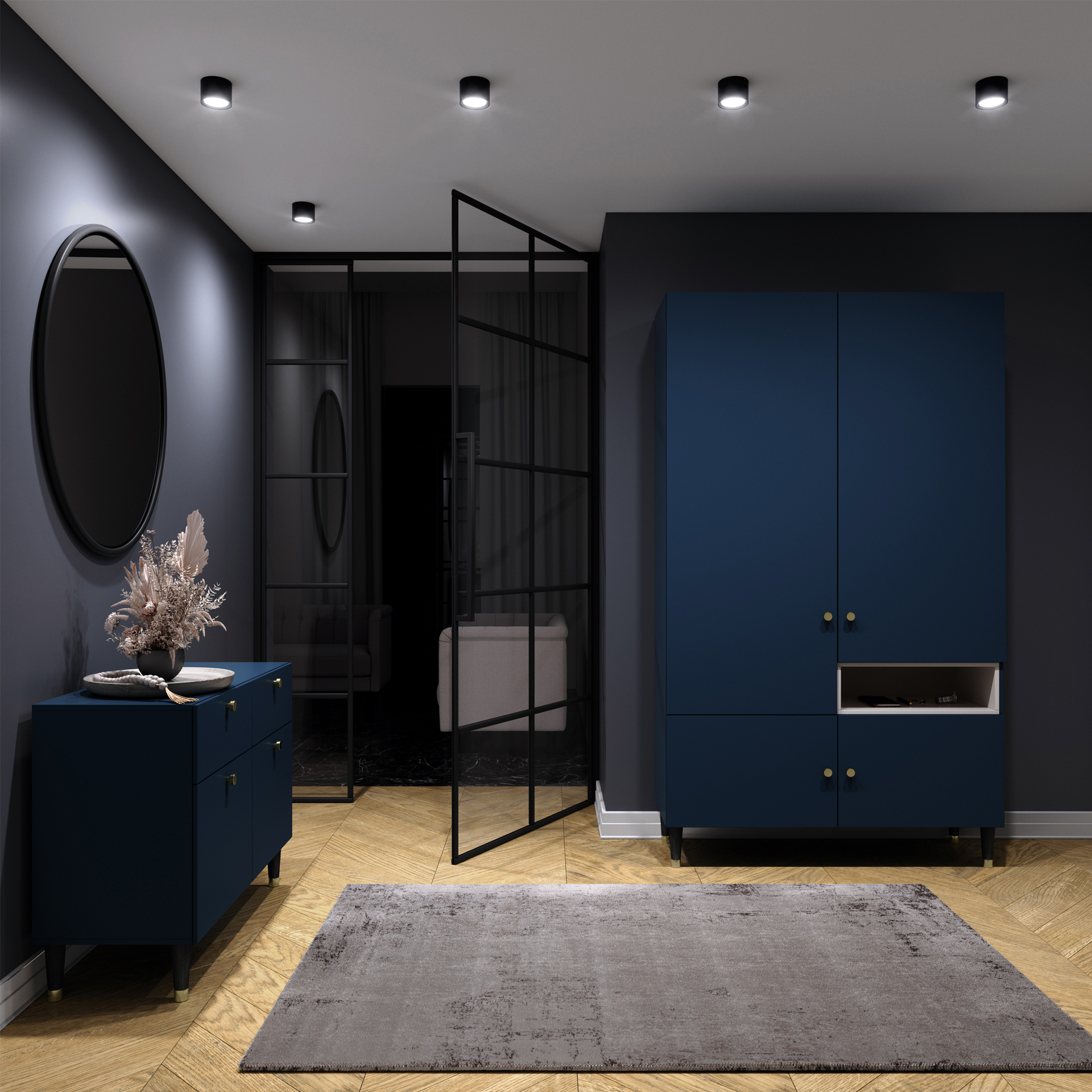 Vallum, 8x8x6cm Lubos 1C juodos - Paveikslėlis 2