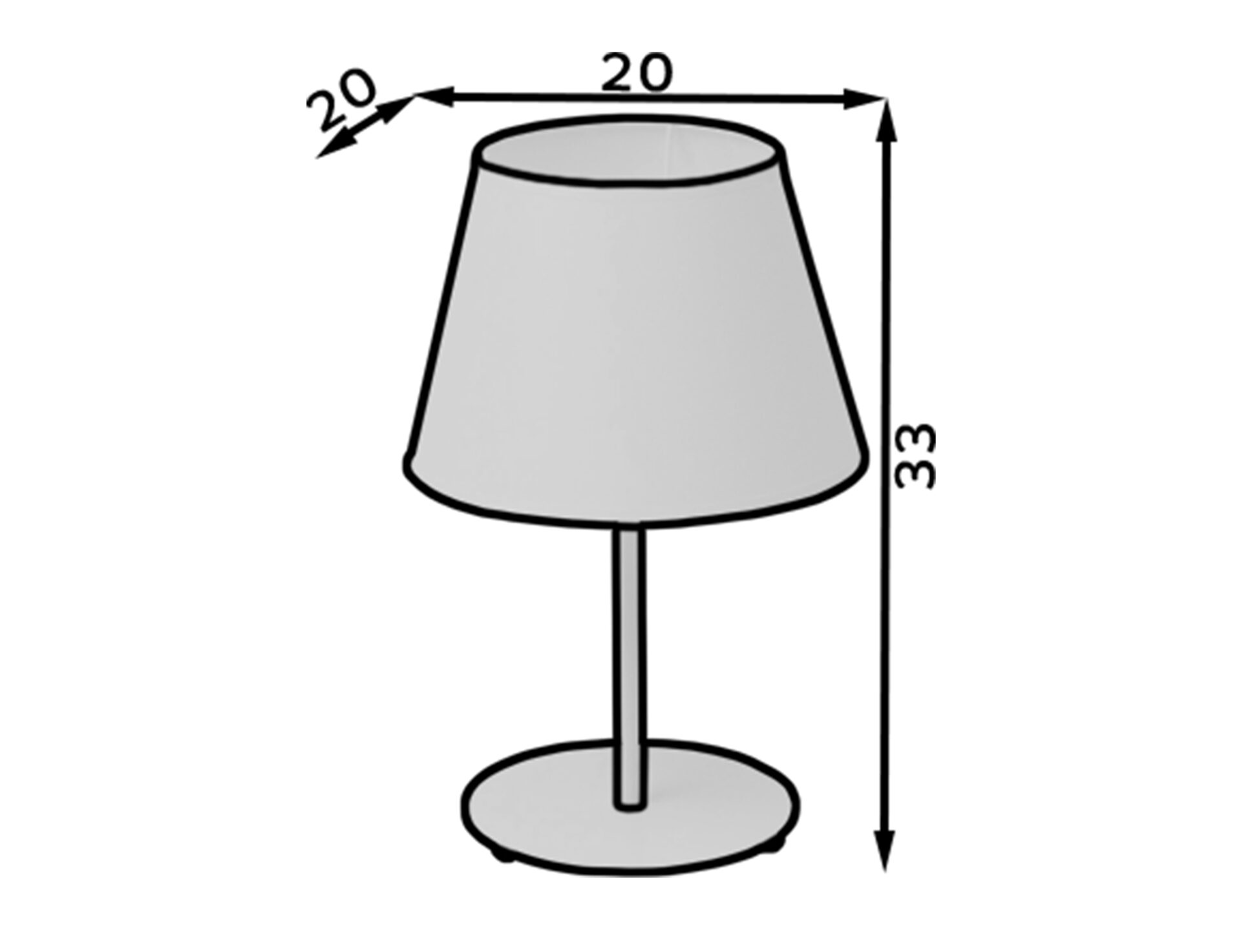 Vespillo, 20x20x33cm naktinis staliukas 1A baltas - Paveikslėlis 5