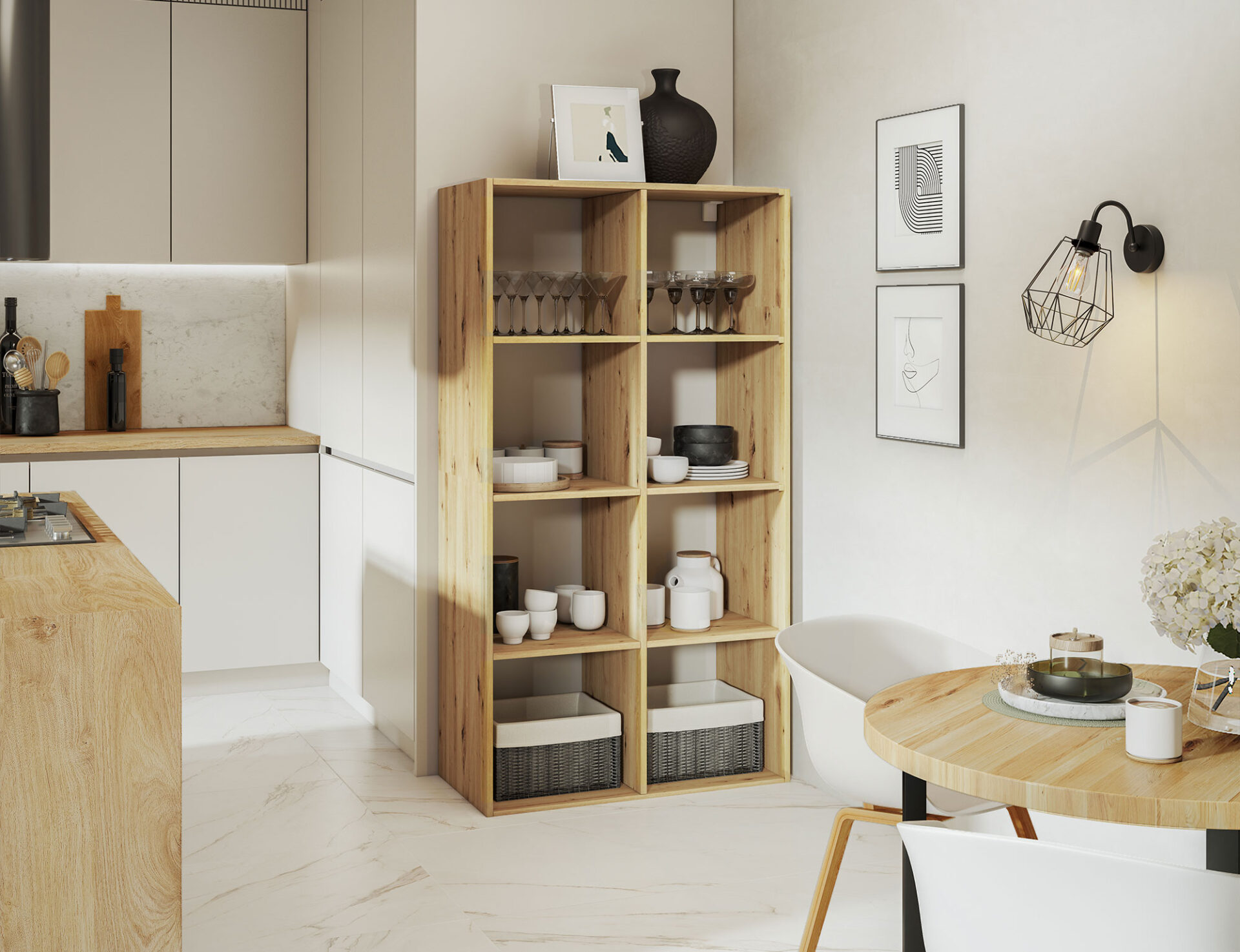 „Postto Artisans“ ąžuolo knygų lentyna — изображение 4