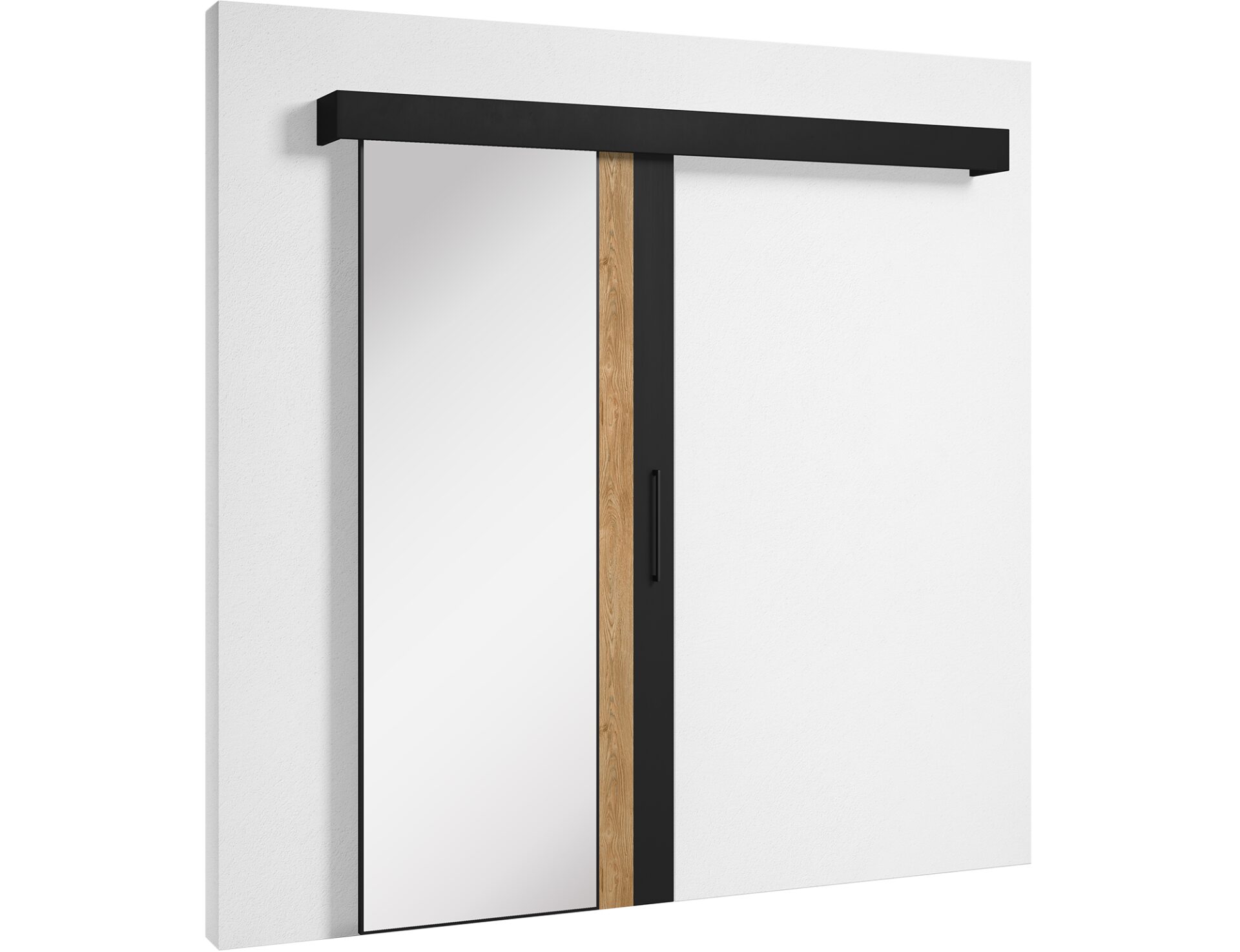 Tilmann stumdomos durys su savaiminio uždarymo mechanizmu, juodos