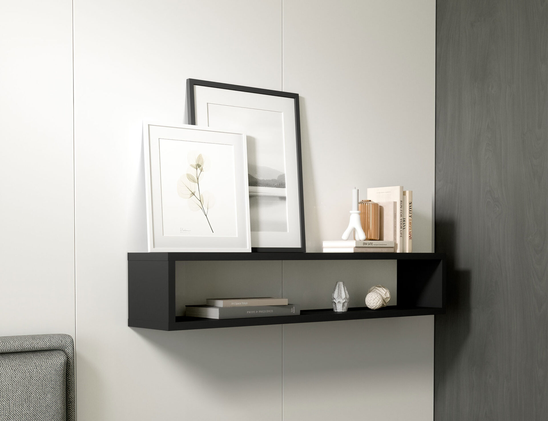 Finees 80 lentyna juoda - Paveikslėlis 2