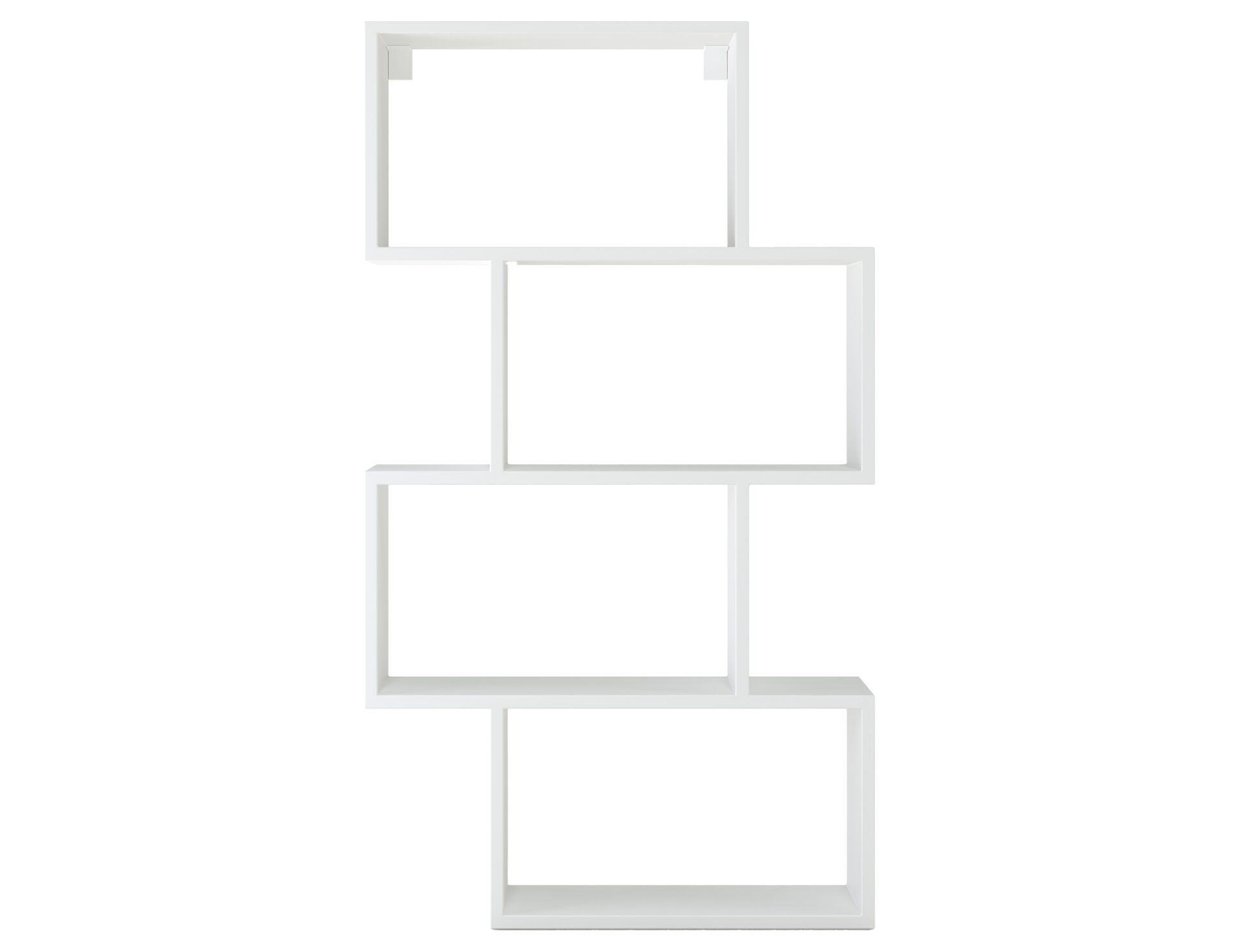 Egurro balta knygų lentyna