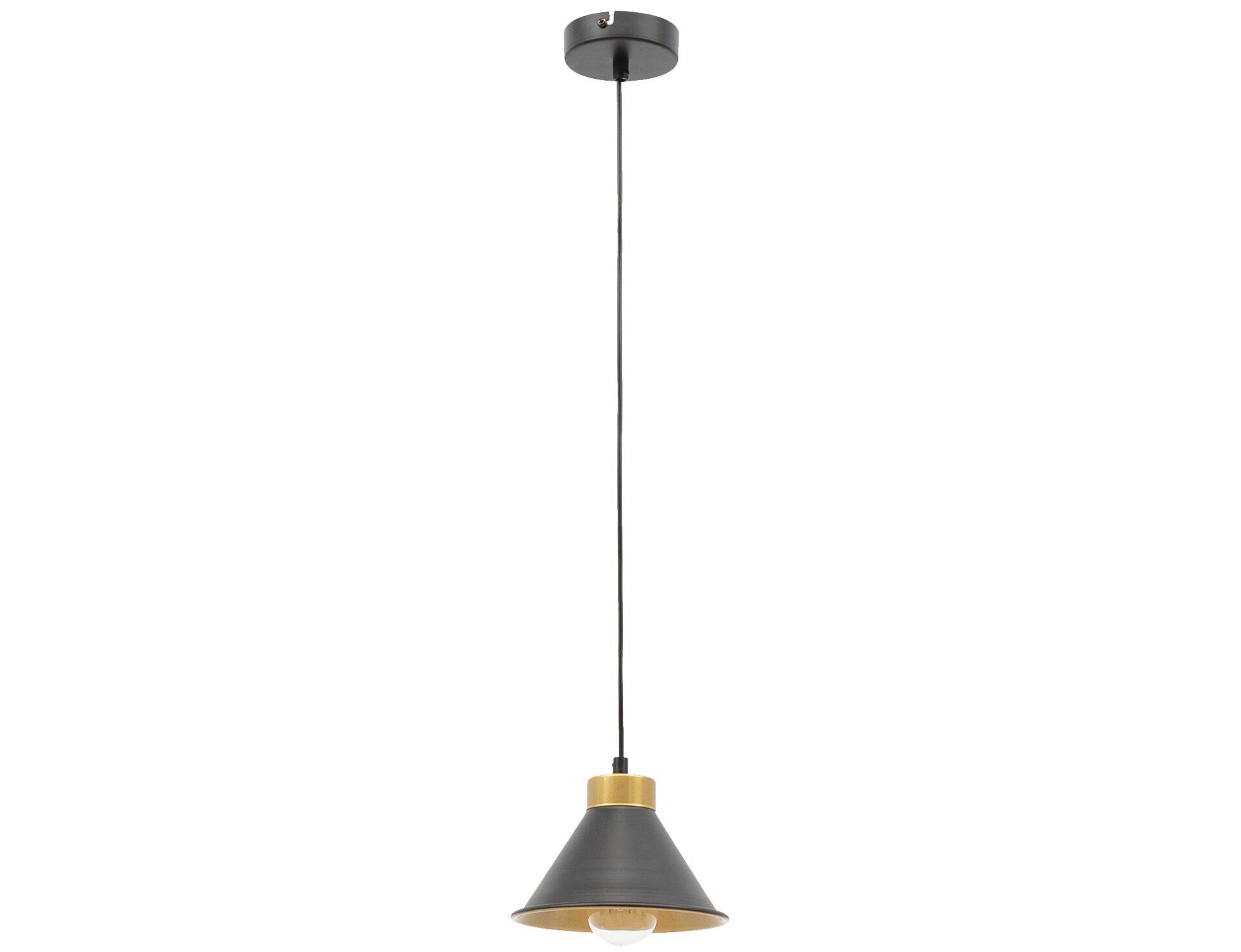 Detmer, 17x17x110cm Pakabinamas 1 juodas/auksinis