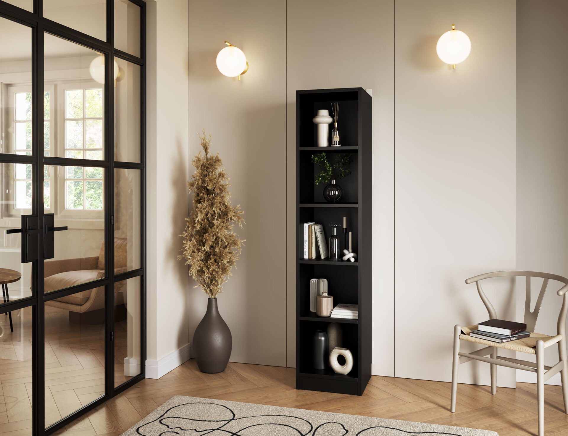 Juoda knygų lentyna amatams — изображение 4