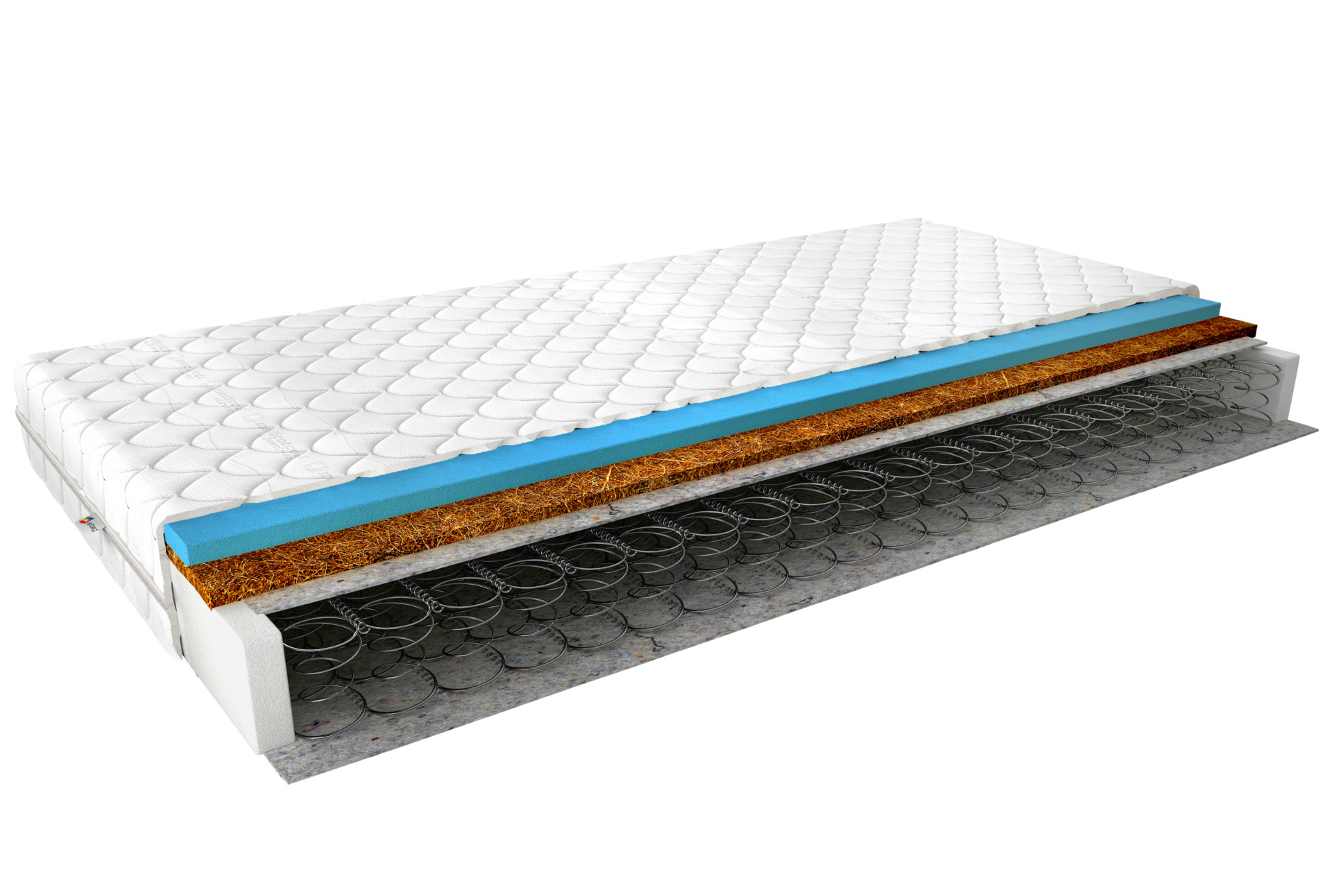 „Bonel“ čiužinys „Ola“, 180x200, „Medicott“, sidabro spalvos - Paveikslėlis 3