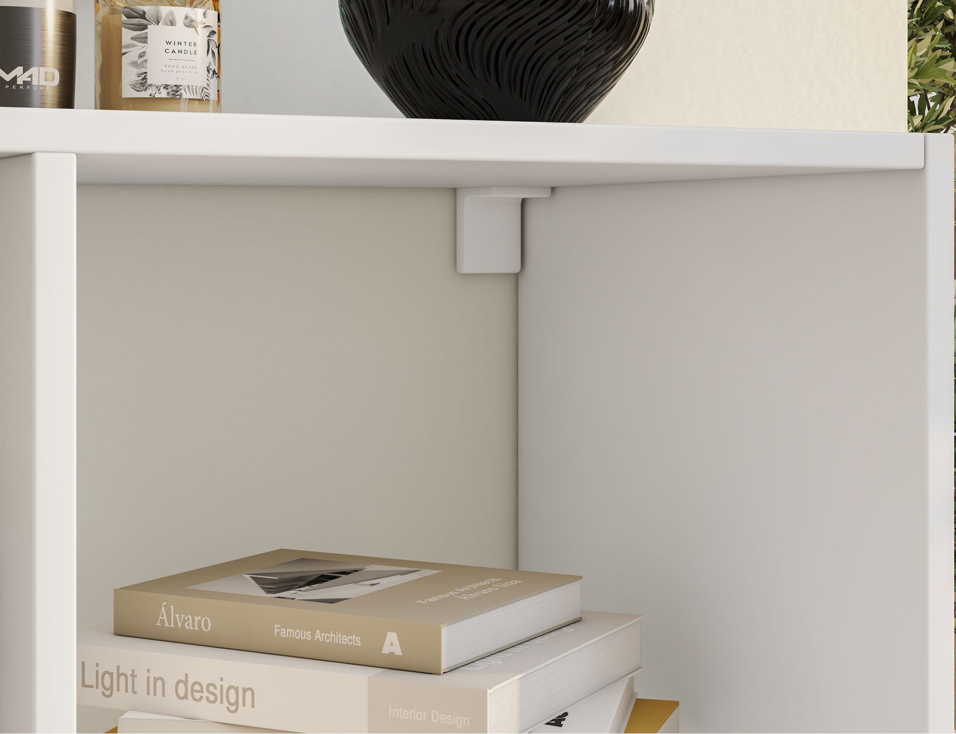 Jugis balta knygų spinta — изображение 5